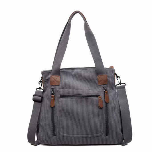Caitlin Handbag - Corduroy Solid